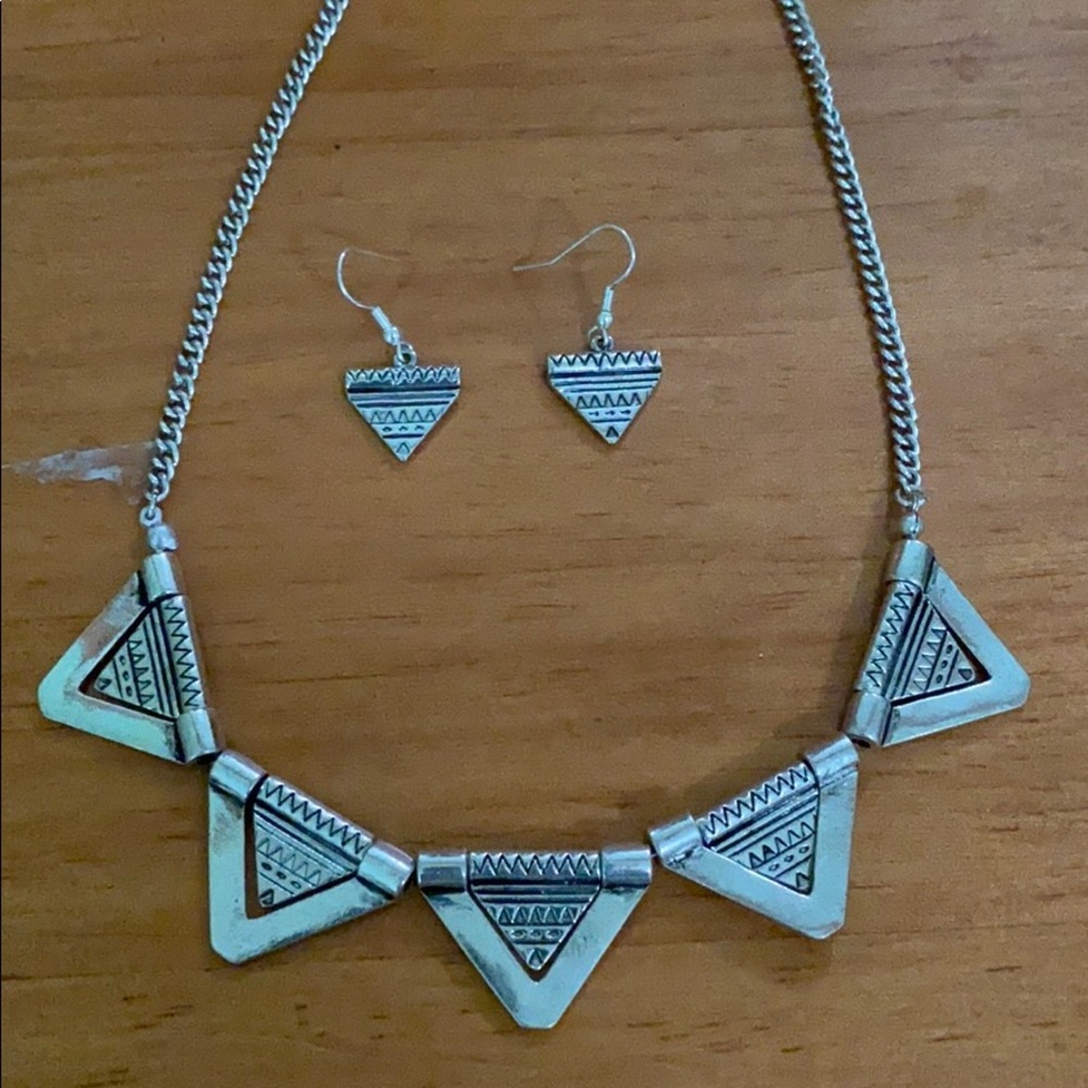 Necklace and Earrings